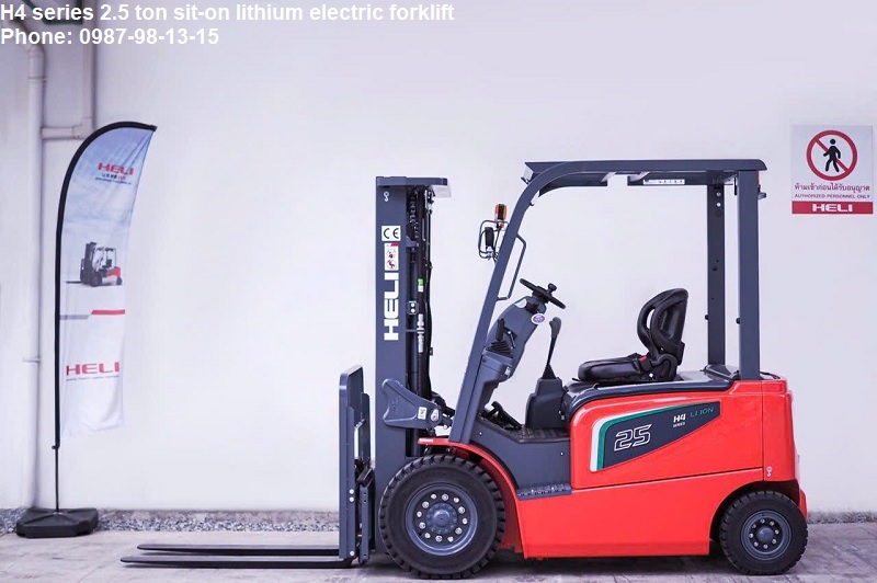 Xe nâng điện lithium 2.5 tấn loại ngồi lái dòng H4